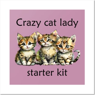 Crazy Cat Lady Starter Kit Posters and Art